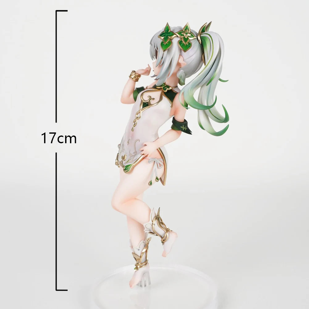 Anime Nahida Game Figure Cheongsam Standing pose Action Figure cute Model Desktop Ornaments Collection Child toy Gifts 21cm
