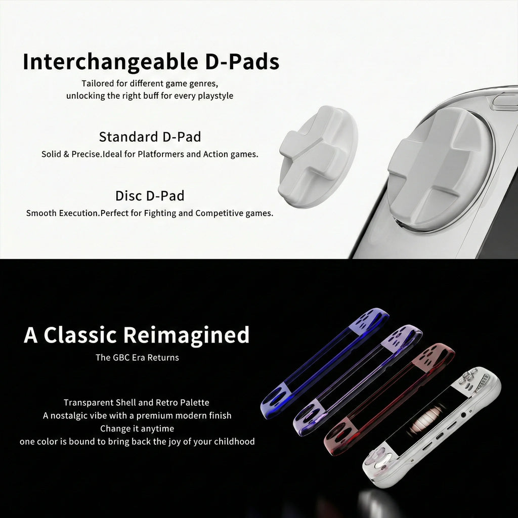 MINILOONG POCKET 1 Handheld Game Console 4'' IPS Screen HD Output Open Source Systems OTA Upgrades LOONG OS New Console POCKET1