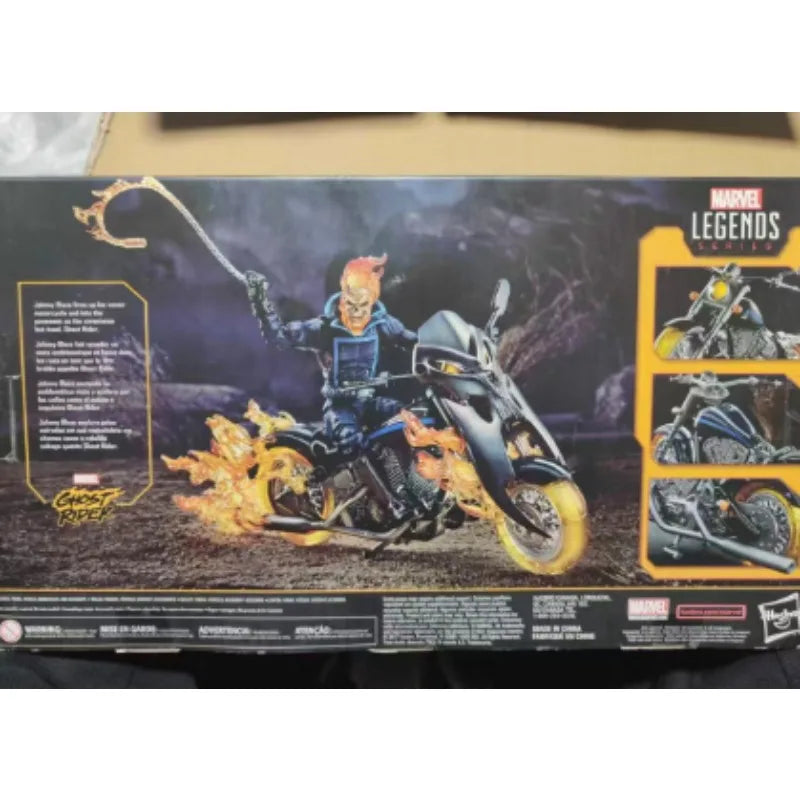 Original Hasbro Marvel Legends Series Ghost Rider Anime Figure Toy Collection Gift