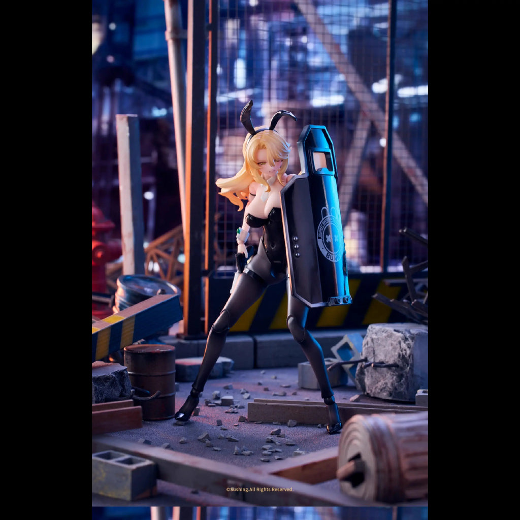 In Stock Sushing 1/12 Scale Bunny Rapid Action Squad Shield Bearer Elena Mecha Girl Action Figure Anime Model Trendy Toys Doll