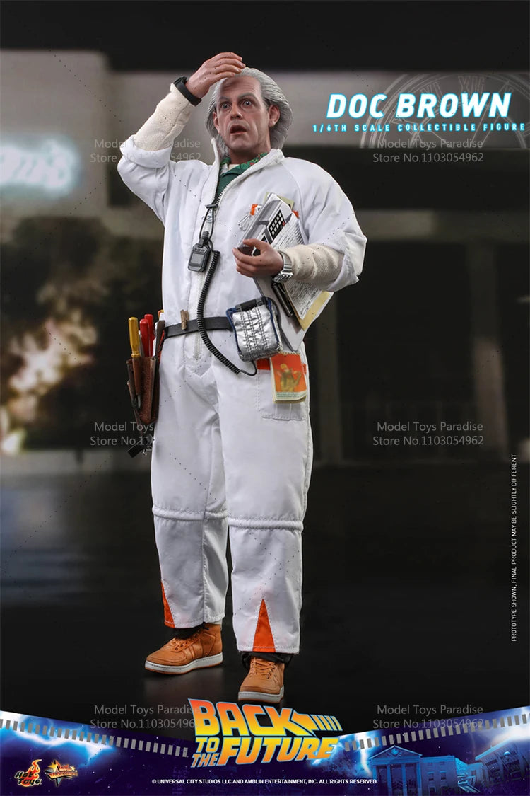 HotToys HT MMS610 1/6 Collectible Toys Dr. Emmett Back To The Future Men Soldier Full Set 12'' Action Figure Model Fans Gifts