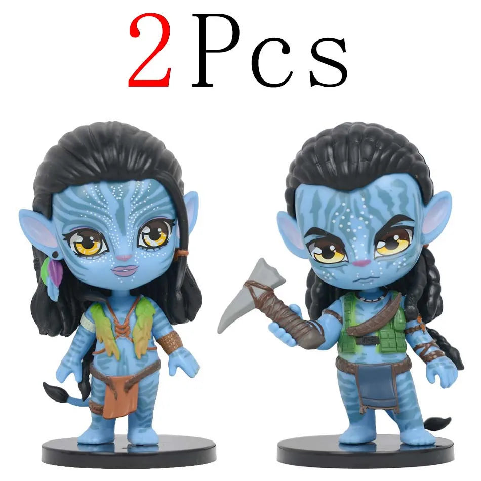 New popular Avatar: Fire and Ash cute Q-version figurine Jake Sully Neytiri PVC Figure Model Toys birthday gift Christmas gift