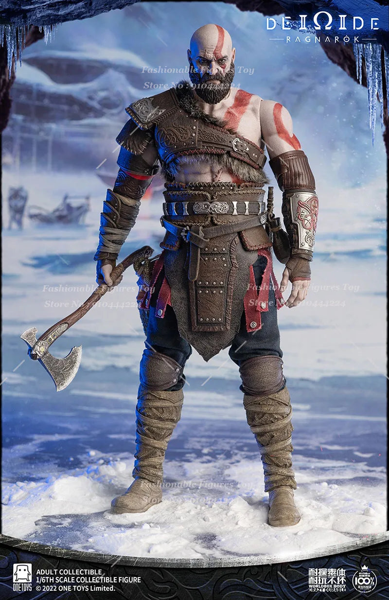Worldbox Onetoys OT019 1/6 Men Soldier Kratos God Of War Adventure Game Dolls Full Set 12Inch Action Figure Model Collection
