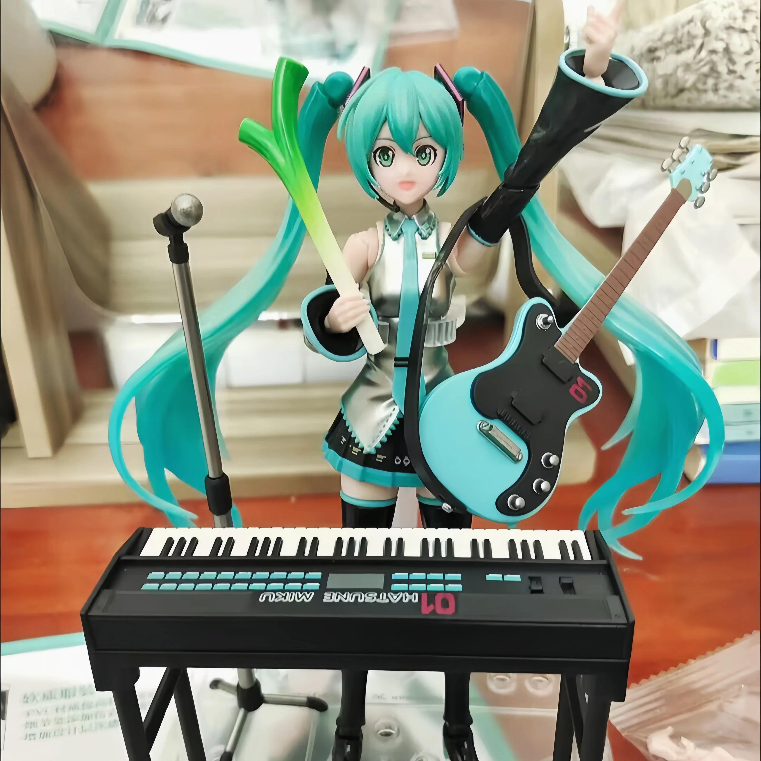 Нова оригинална фигурка на Blokees Hatsune Miku Miracle Version Anime, екшън фигурка, декорация за грил, коледни подаръци за рожден ден