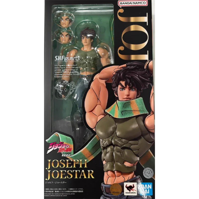 Spot SaleBandai S.H.Figuarts SHF JOJO JOJO JONATHAN JOESTAR Mol Kit SHF PVC about 14.5cm Action Figures Mol Toys Figurine GiftIn