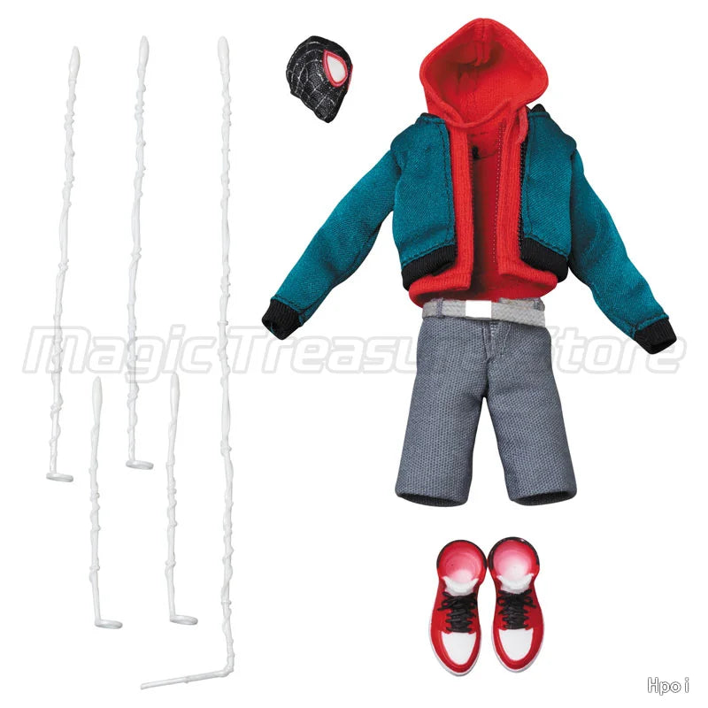 【MT】Medicom Toy Marvel MAFEX 236 Spider-Man (Miles Morales) New Edition Anime Character Model Toy Gift Collection Ornament