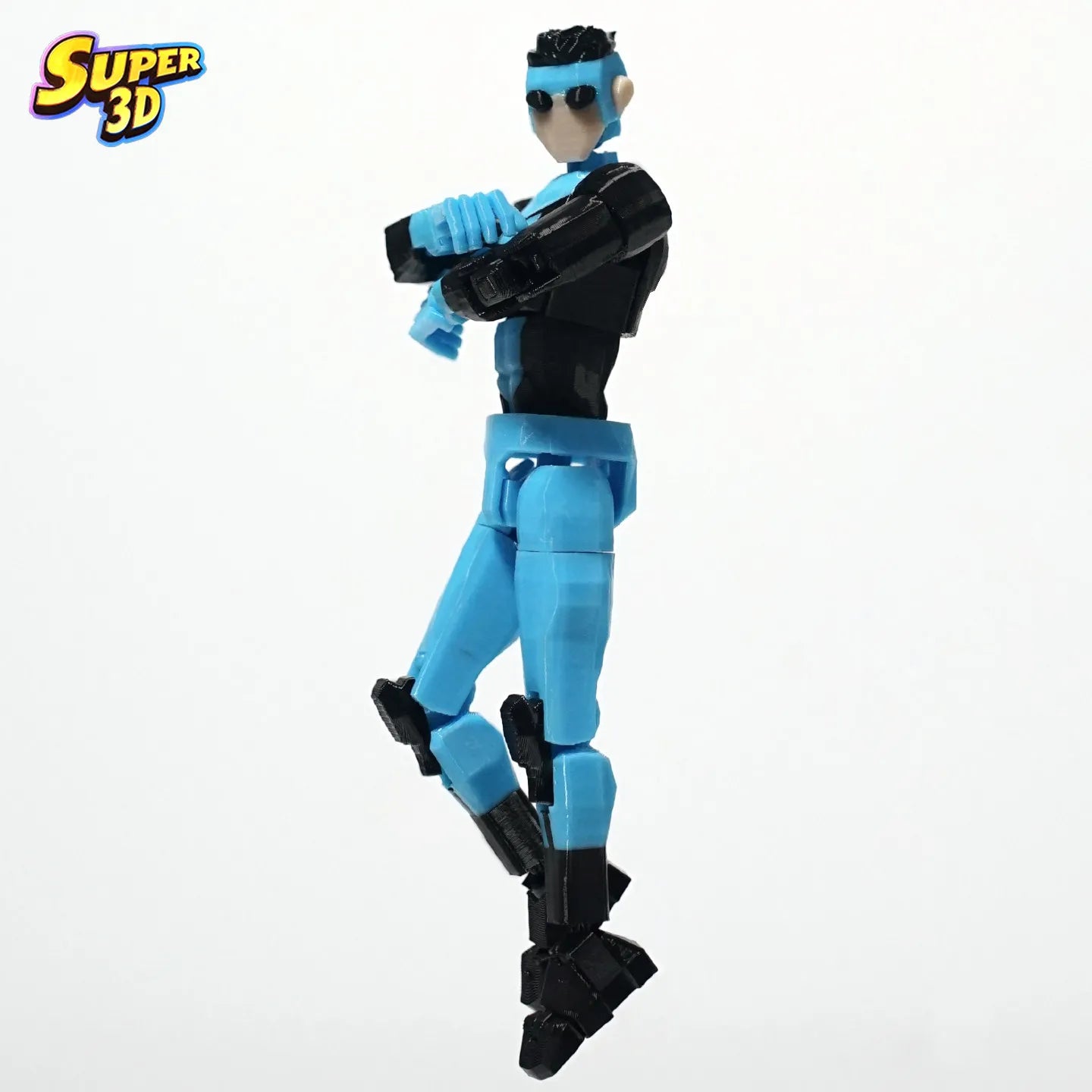 Super 3D 3D Printed Knee Pads Mark No Kneepads Invincible Invincible Boy Dummy13 T13 Multi-Jointed Shapeshift Action Figure Toys