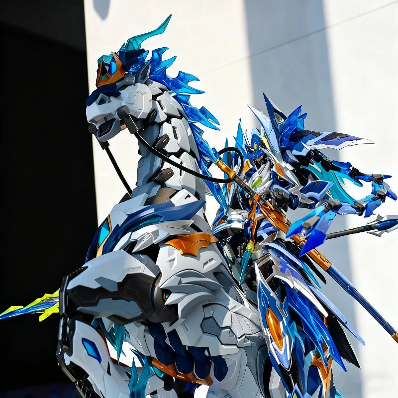 Legend Of Star General 1/10 Zhao Yun Assembly Model Kit Action Figures With Mount Alloy Skeleton Mecha Toy Deco Collectible Gift