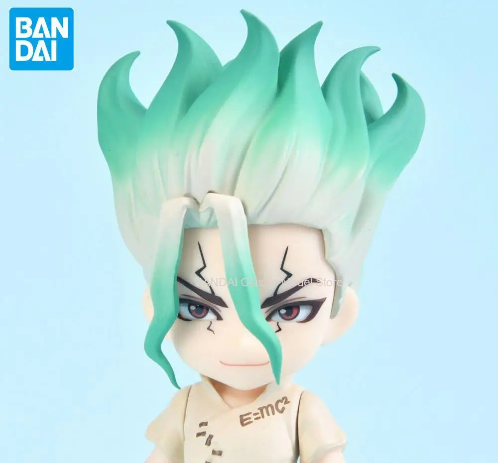 Genuine Official Original Bandai Figuarts Dr Stone Ishigami Senkuu Action Figure Anime Genuine Collectible Boxed Model Dollstoy