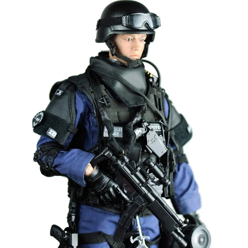 1/6 Scale TE Police SWAT Action Figure Toy Model 12inch Male Soldier Assaulter/Breacher/Point-man Toy