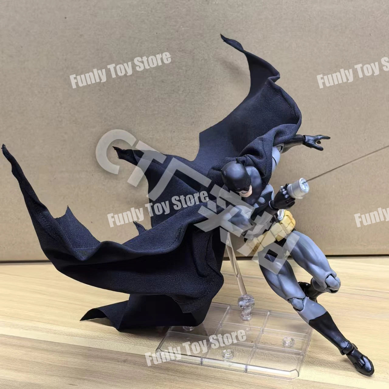 In Stock Ct Toys Batman Hush Mafex 126 Black Version Bat Man Dc Anime Action Figure Figurine Statue Model Custom Gifts Kids Toys