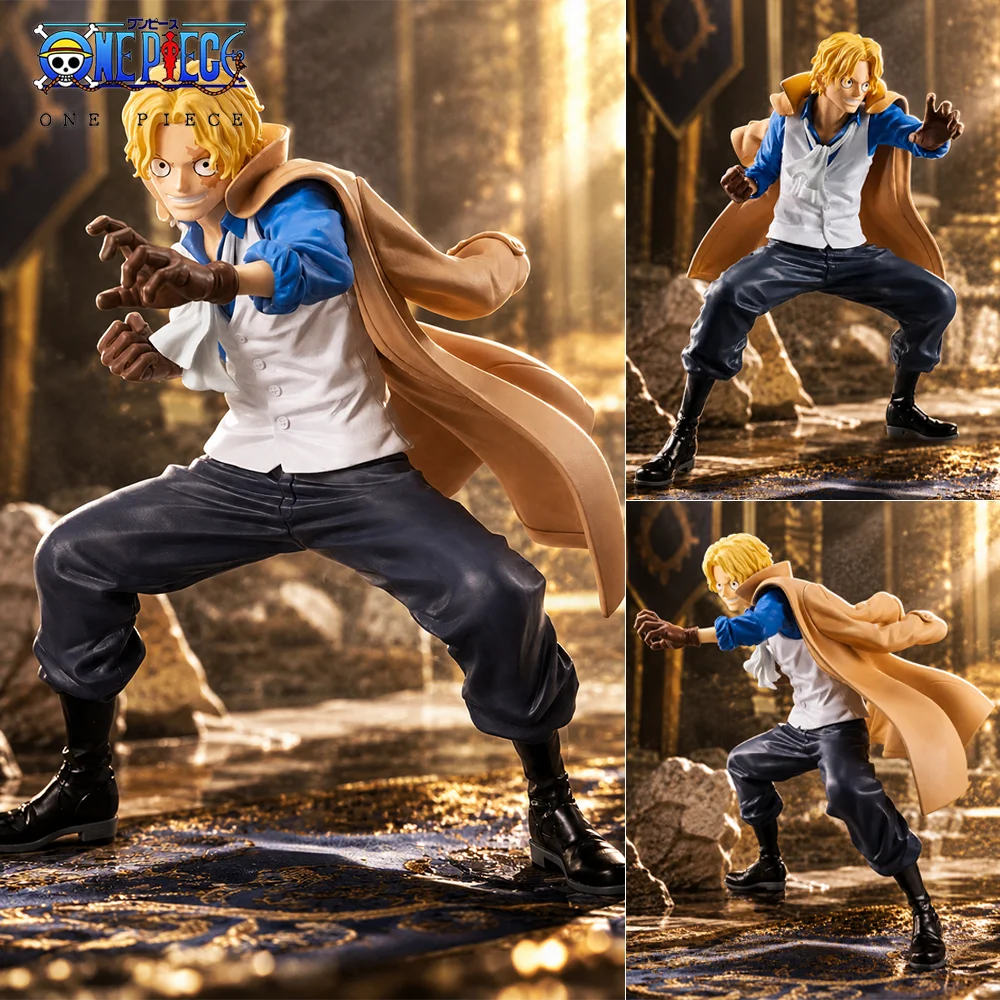 1pc 23cm/9.1in Official One Piece Sabo Action Figure PVC Statue Anime Desktop Car Ornament Display Collectible Model Gift