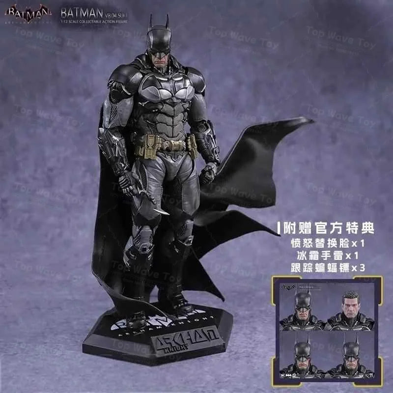 2025 In Stock Batman Arkham Knight Action Figure LPZZ 1/12 Scale Soldier Warrior Edition Batman Full Set 6-inches Model Toys