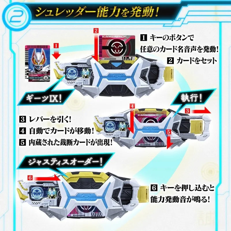 Bandai Genuine PREMIUM DX Kamen Rider Zero-One Anime Figure Zein Driver Action Toys for Kids Christmas Gift Collectible Model