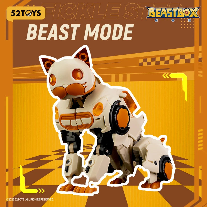 52TOYS BeastDrive BD-16 FICKLE STEP Model Kit，Deformation Robot, Converting Toys, Action Figure, Collectible Toys