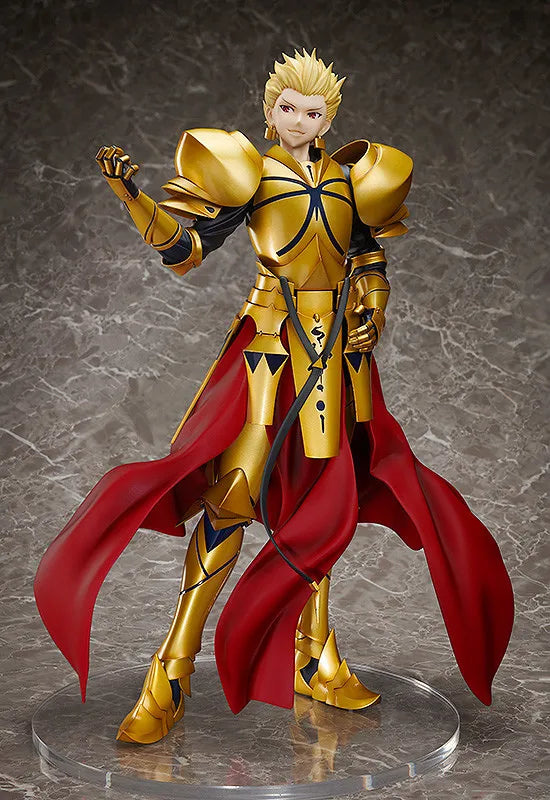 In stock FREEing Original:Fate Grand Order Gilgamesh 1/4 PVC Action Figure Anime Figure Model Toys Figure Collection Doll Gift