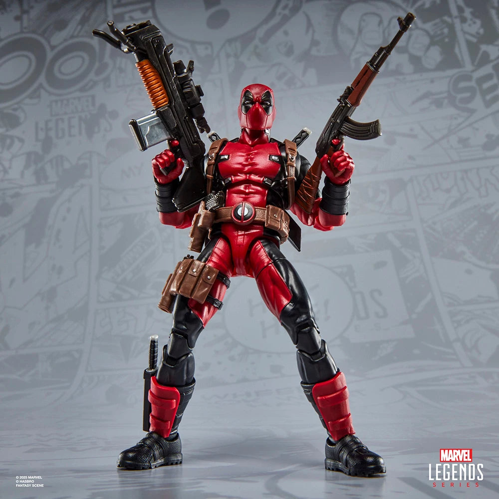 [In-Stock] Original Hasbro Marvel Legends Maximum Series Deadpool & Doop 15cm Deluxe Anime Action Figure Model Ornament Toys