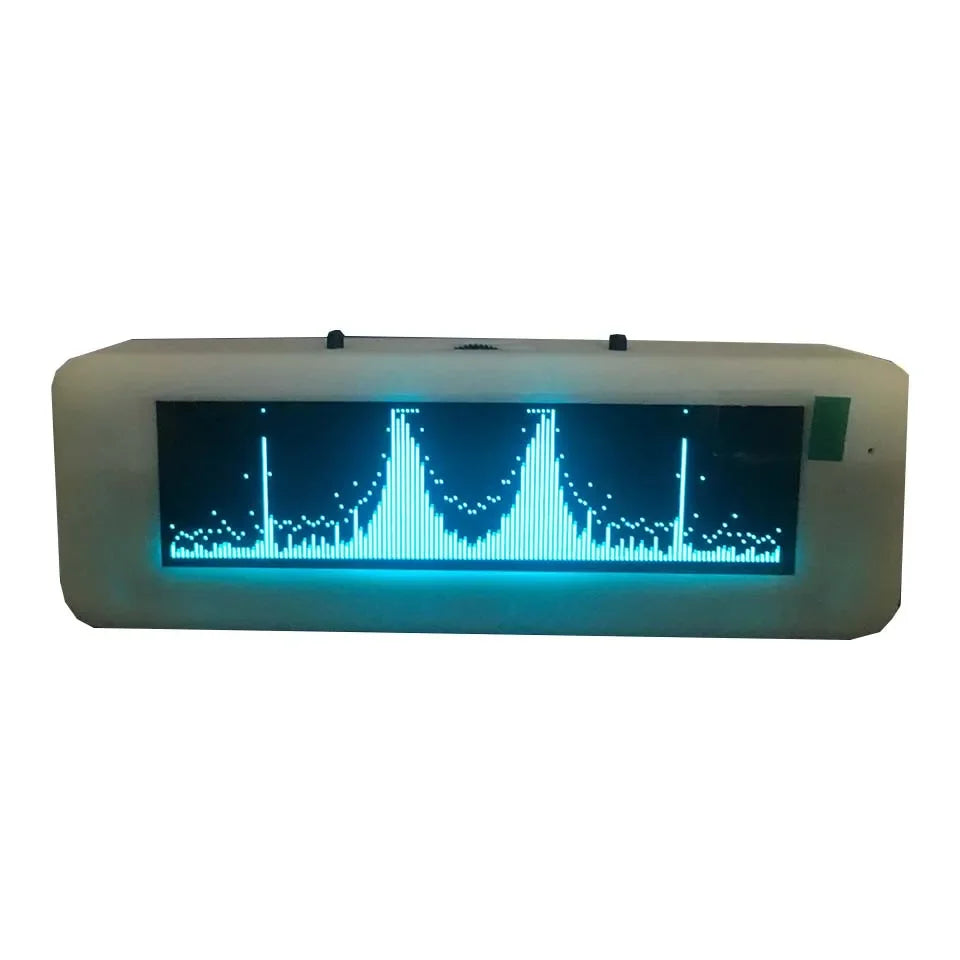 3.12 inch OLED Music Spectrum Display Car Voice Control VU Meter Amplifier Microphone 8 display effects times