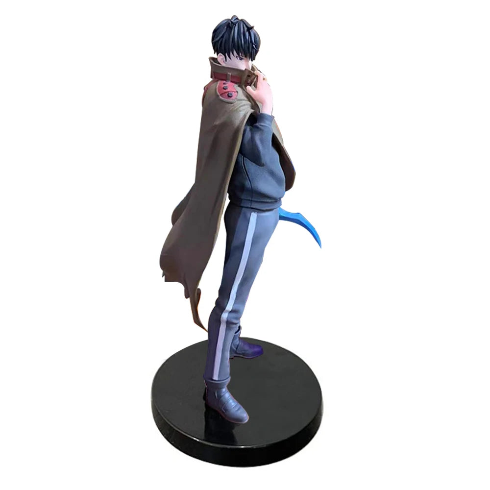 21 см аниме подобрена самостоятелна фигурка Sung Jin Woo екшън фигурка наметало анимирано издание модел бойна сцена статуя играчка кукла момчета подарък