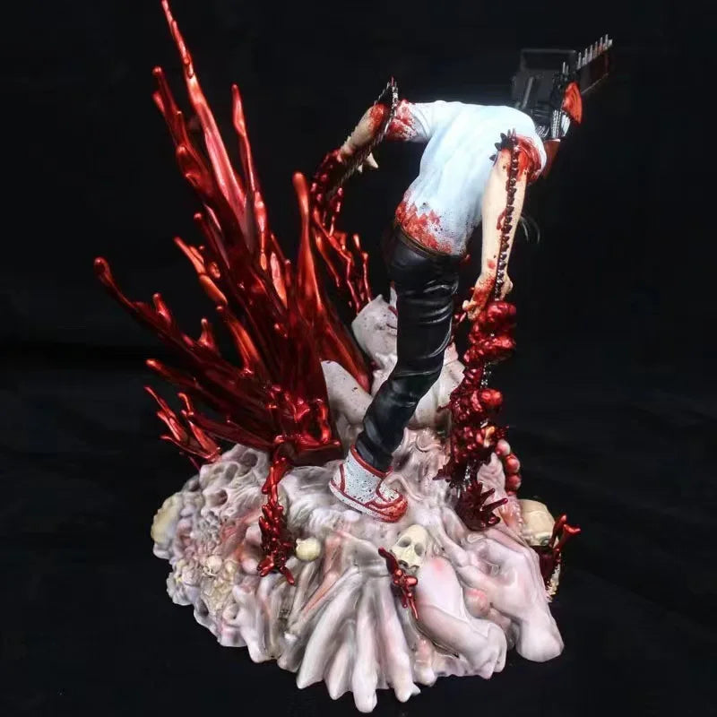 29cm Chainsaw Man Anime Figure Denji Makima Power Action Figure Chainsaw Man Pochita Figurine Adult Collectible Model Doll Toys