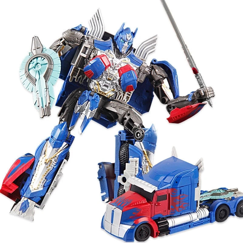 BMB New 21CM Big Transformation Toys Boy Movie 5 Robot Car Action Figures Anime Aircraft Model Classic Kids Gift YS-03 H6001-3
