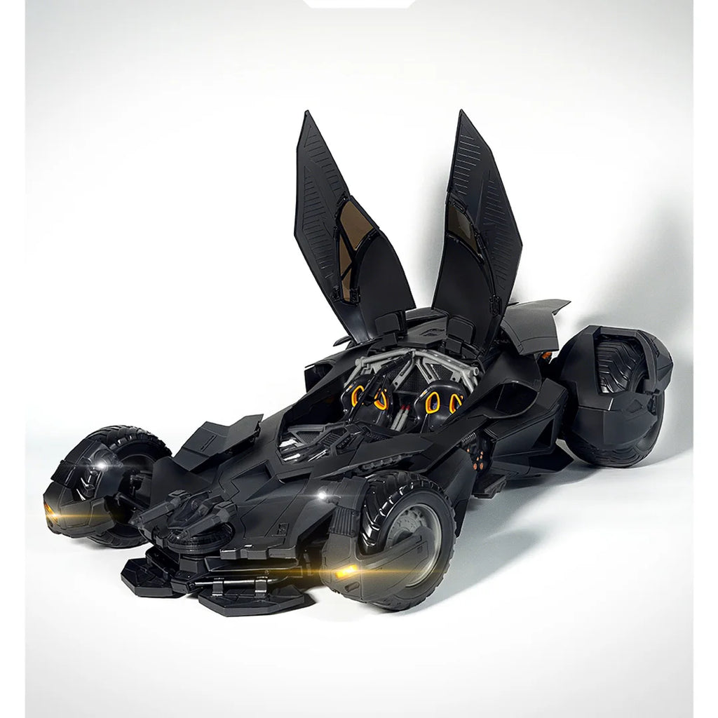 Hot XWS Batmobile Assembly Model DC Justice League BVS Batman Action Figure 1/12 Big Ben Batman Statue Collection Kid Toy