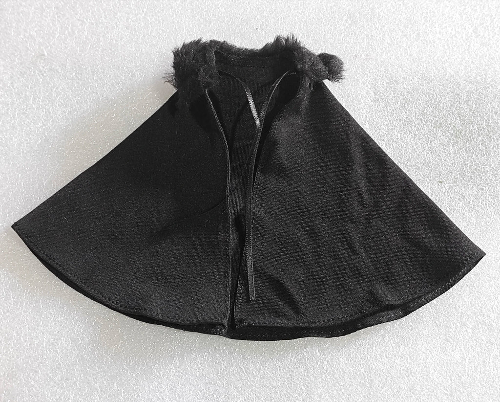 1/12 Soldier Female White Cloak Cape with collar for 6'' shf tbl Figma(only cape)