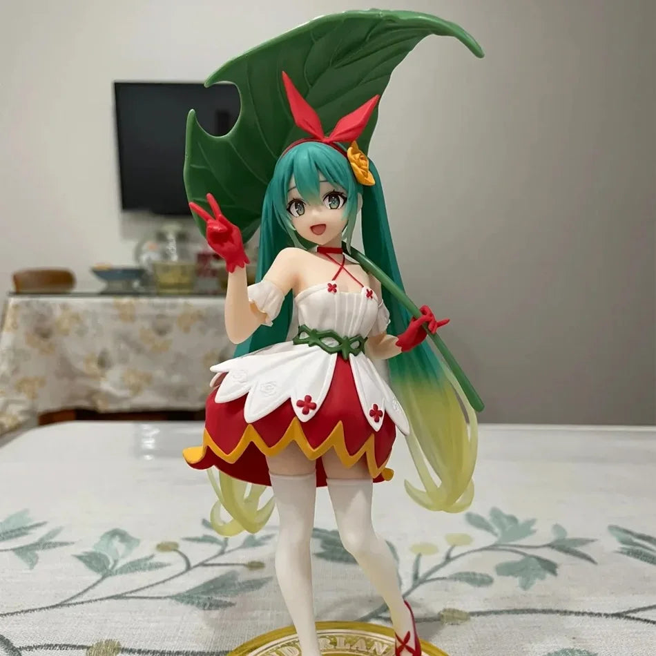 In Stock Hatsune Miku Anime Figure Fashion Subclture Miku Action Figure Christmas Gift PVC Collection Model Kawaii Girl Doll Toy