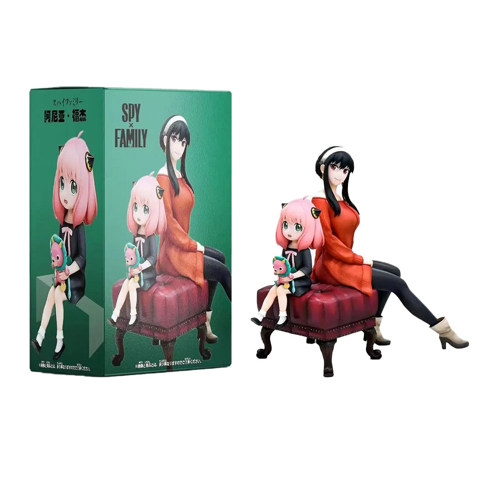 Hot 15CM Anime Figure SPY×FAMILY Anya Alstreim Yor Forger Action Figure PVC Table Decoration Figure Model Toy Gift For Children