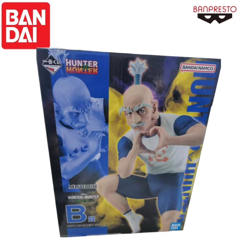 Bandai In Stock Original Banpresto Aizakku Netero Doll Brand New Boxed Action Figure Animation Peripherals Characters Garage