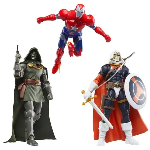 Hot Marvel Legends 85th Anniversary Doctor Doom Iron Patriot Taskmaster Action Figure - Collectible Toy For Kids And Anime Fans