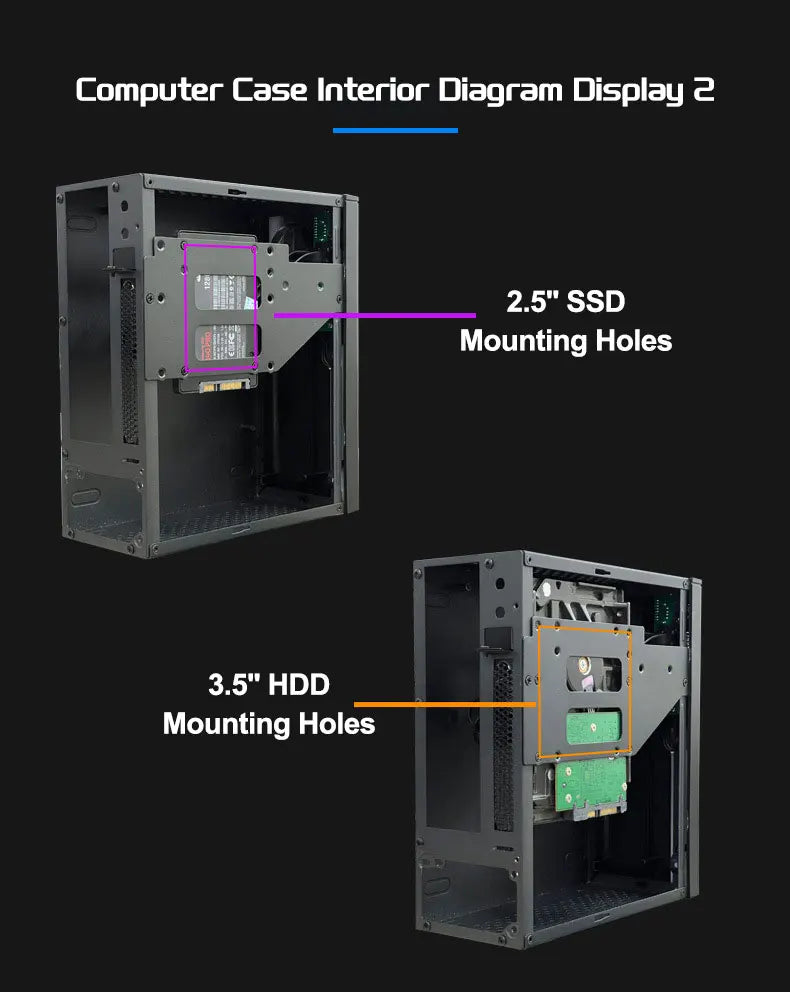 ITX Computer Case HTPC Chassis Mini ITX Case 1u Power Supply Case with 4 USB 17*17 Motherboard