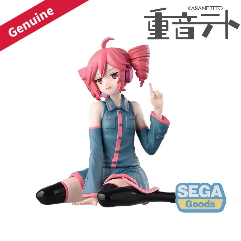 Originale Sega Fave Premium Chokonose Figur (vorbemalt) – Utau Kasane Teto Modell – Fertige Figur – Dekoration – Spielzeug – Geschenk – Niedlich