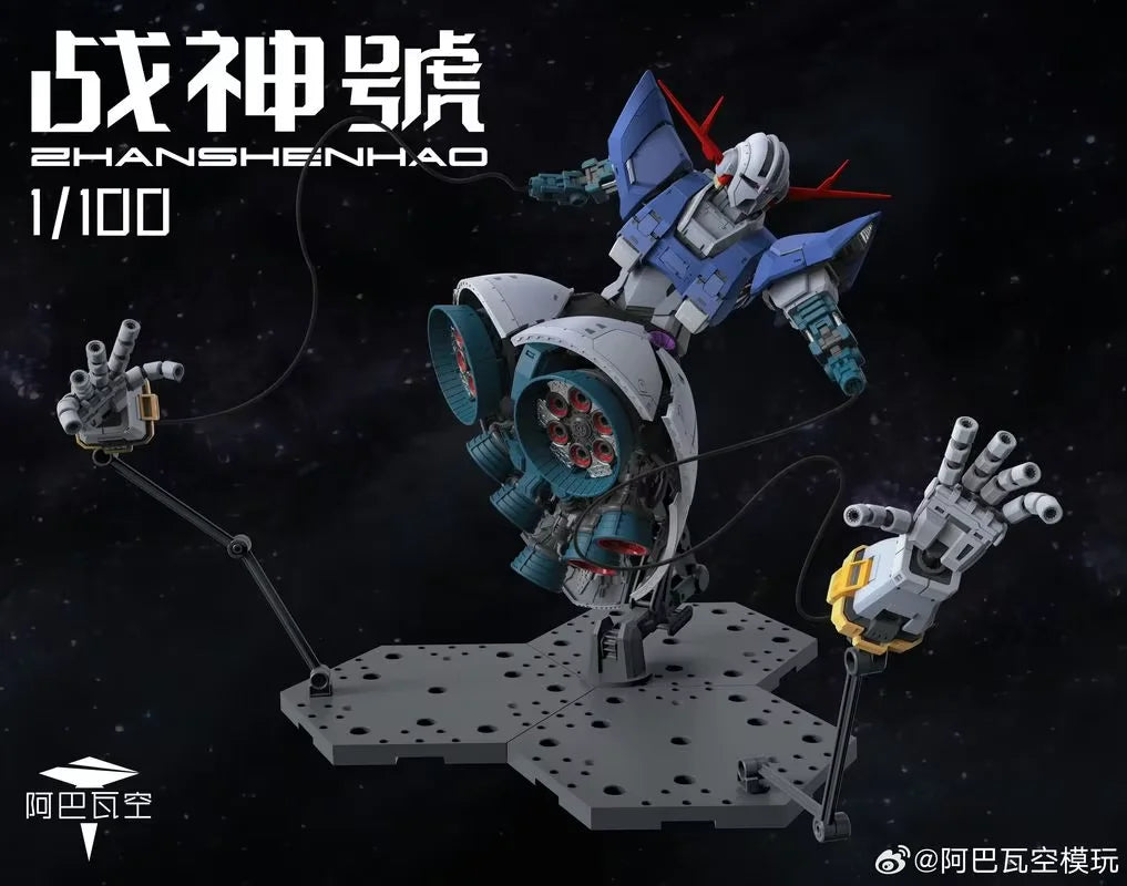ABAWAKONG Model RG ZEONG Action Figure MSN-02 Anime Figures Zhanshenhao 1/100 Scale Assembly Model Kit Plastic Toy Birthday Gift