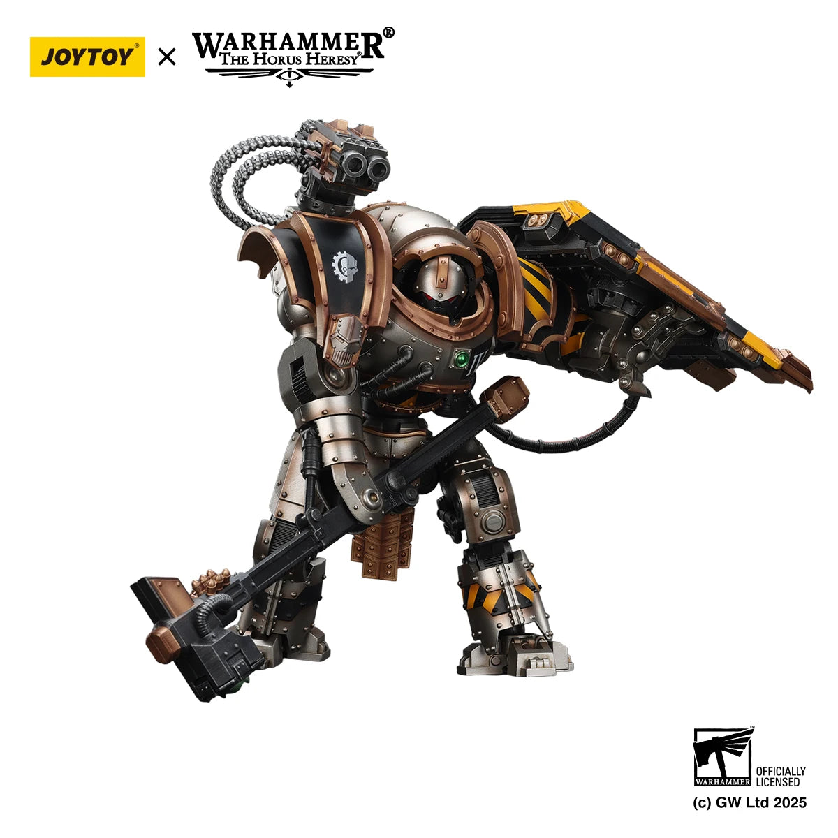 JOYTOY Warhammer40K 1/18 Action Figure Iron Warriors Iron Circle Domitar-Ferrum Class Battle-automata figures Toys