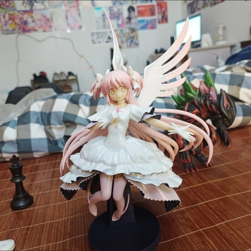 Auf Lager Bandai Ban Presto Madoka Magica Akemi Homura Pvc Action Figur Spielzeug Tabletop Ornament Sammlung Modell Geburtstag Geschenke