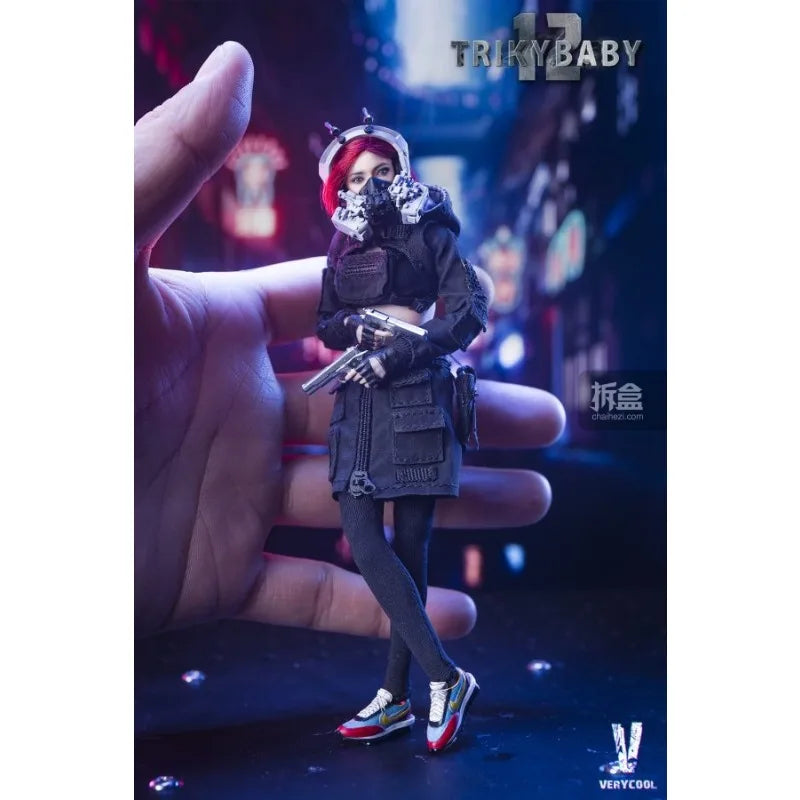 VERYCOOL Original Palm Treasure Series Cyberpunk Style Tang 12 Hong 1/12 Movable Doll Model Toy Gift for Boys CollectionOrnament