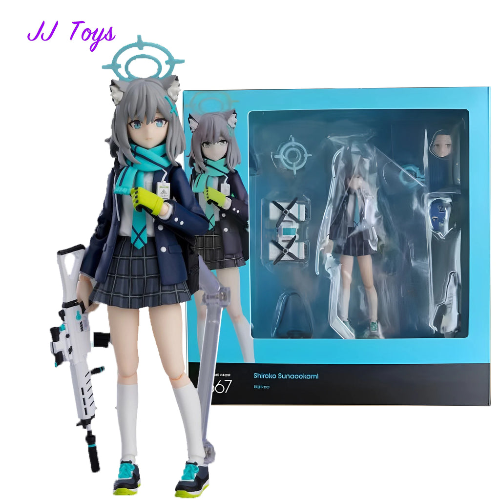 15cm Blue Archive Anime Figures Sunaookami Shiroko Action Figure model Doll Collection Toys Gifts