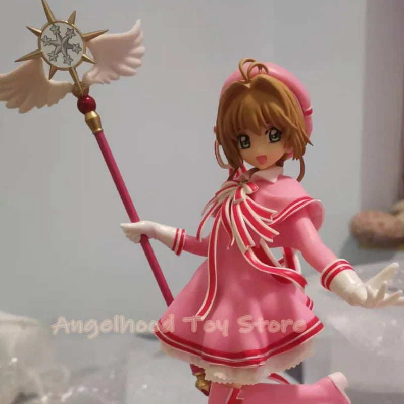 Оригинална фигурка на Sega Cardcaptor Sakura Kinomoto Sakura Kawaii 22 см PVC аниме фигурка колекция модел декорация стая подарък