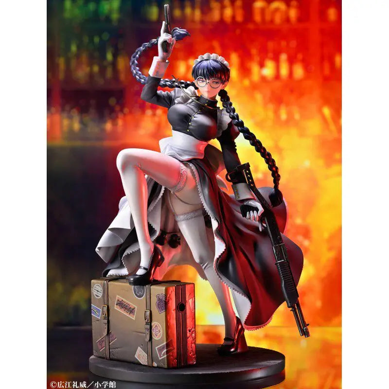Original MEDICOS 1/7 Roberta 29CM PVC Anime Figure Black Lagoon Collectible Statue Model (Bonus Available)