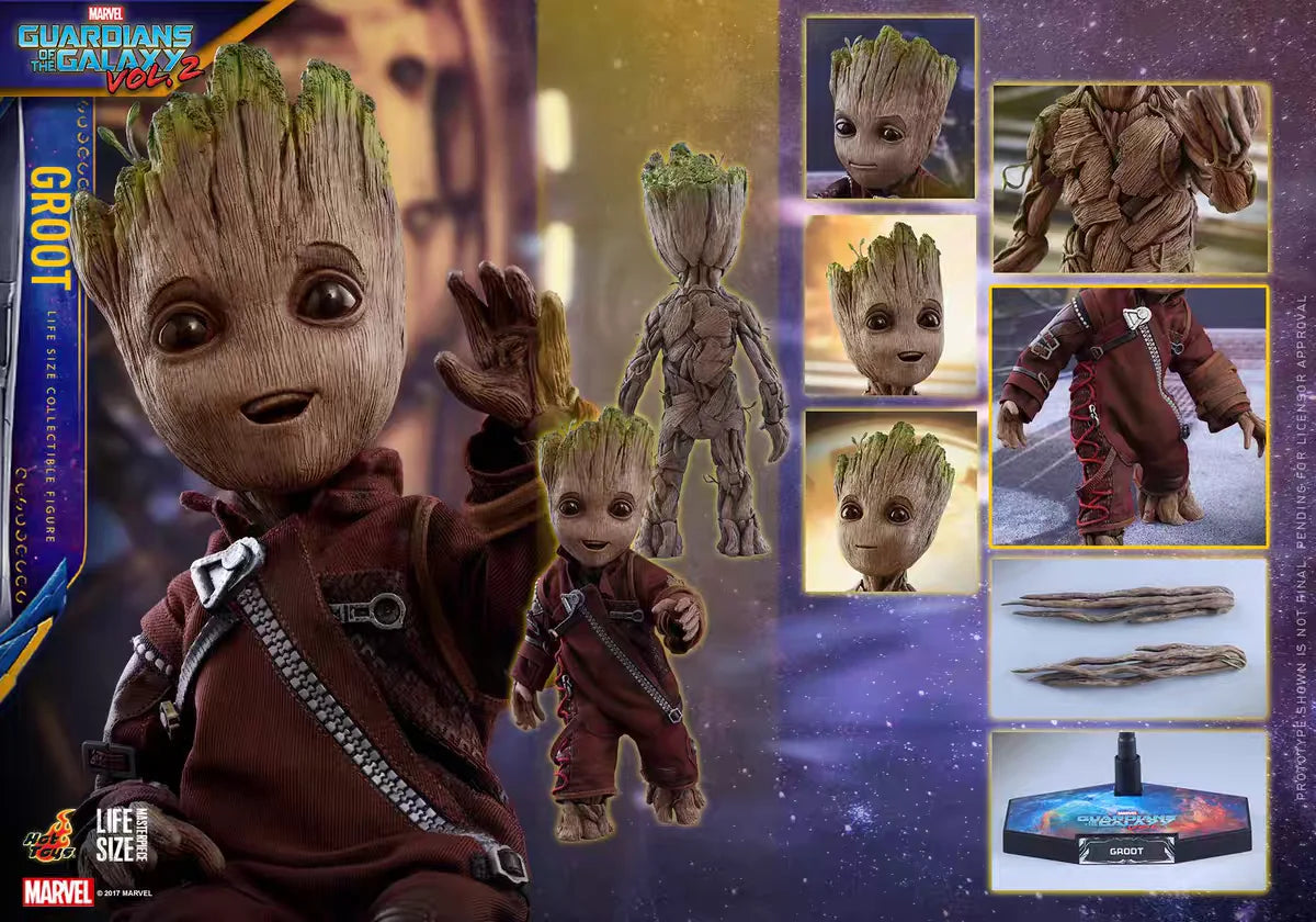 【MT】Original Hottoys LMS004 Marvel Guardians of The Galaxy Vol. 2 GROOT LIFE SIZE COLLECTIBLE FIGURE