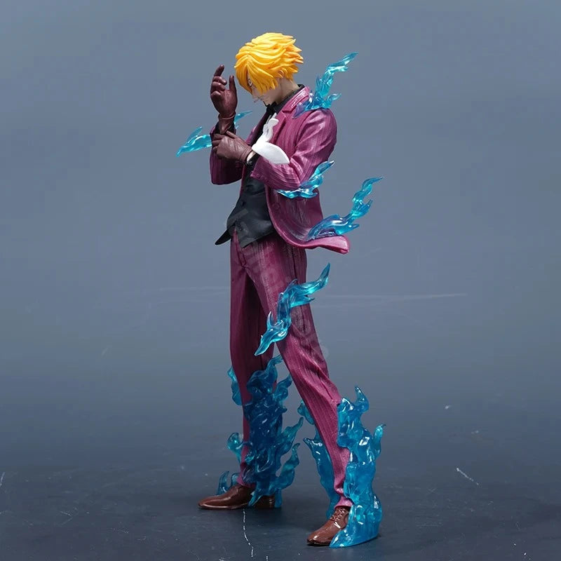 One Piece Figure Sanji Anime Figures VinSmoke Sanji Figurine Devil Foot Statue Pvc Model Collection Decor Toy Birthday Gift