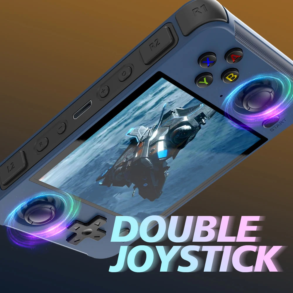 R40S Retro Pocket 720*720 4" IPS Screen Built-in WIFI Bluetooth 64-Bit RK3566 Open-Source Handheld Game Console Adult Kids Gifts