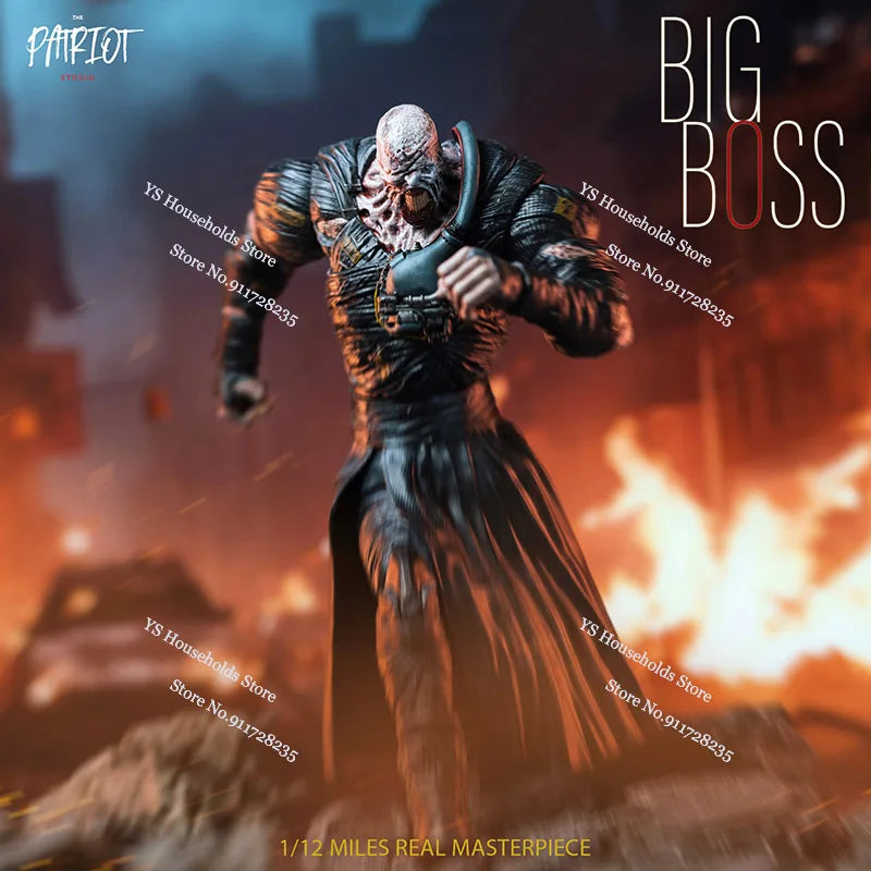 Patriot Studio 1/12 Scale Big Boss Villain Monster Action Figure Surival Game Simulation 6" Soldier Model Home Ornament Toys