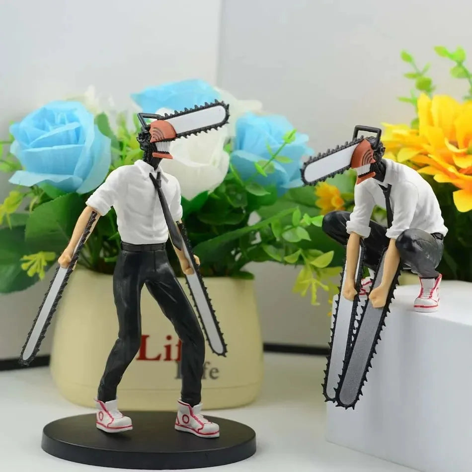 Chainsaw Man Denji Anime Figure Denji/Power Action Figure 1560 Chainsaw Man Denji Figurine Adult Collectible Model Doll Toy