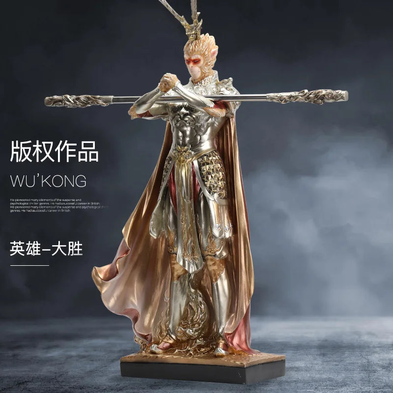 Battle Buddha Sun Wukong Art Deco Great Sage Living Room TV Cabinet for Home Decor Office or Housewarming Gift New Home
