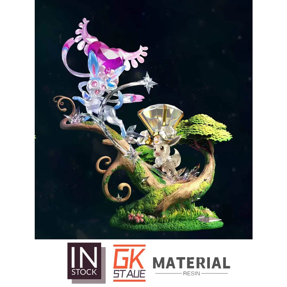 [In Stock] GKStatue [RUBY] – Terastal Leafeon & Glaceon Huge Split2