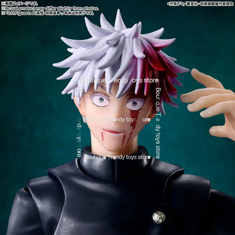 In Stock BANDAI Original S.H.Figuarts JUJUTSU Toji Fushiguro Satoru Gojo SHF Action Figure Model Gift for Kid Foam Box Packaging