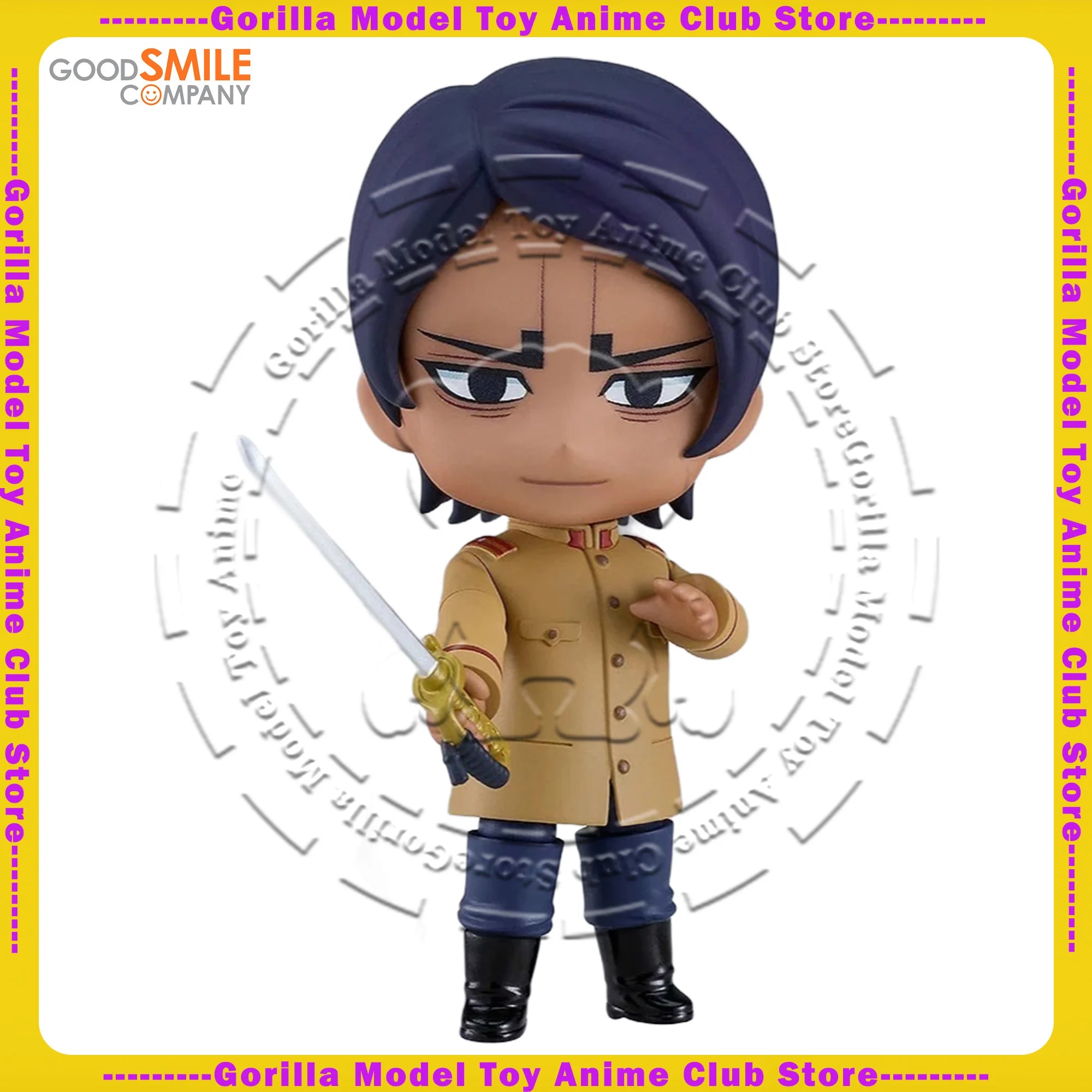 In Stock Original Genuine GSC Q version #2542 Second Lieutenant Koito 100mm Golden Kamuy Anime Action Figure Collectible Toy