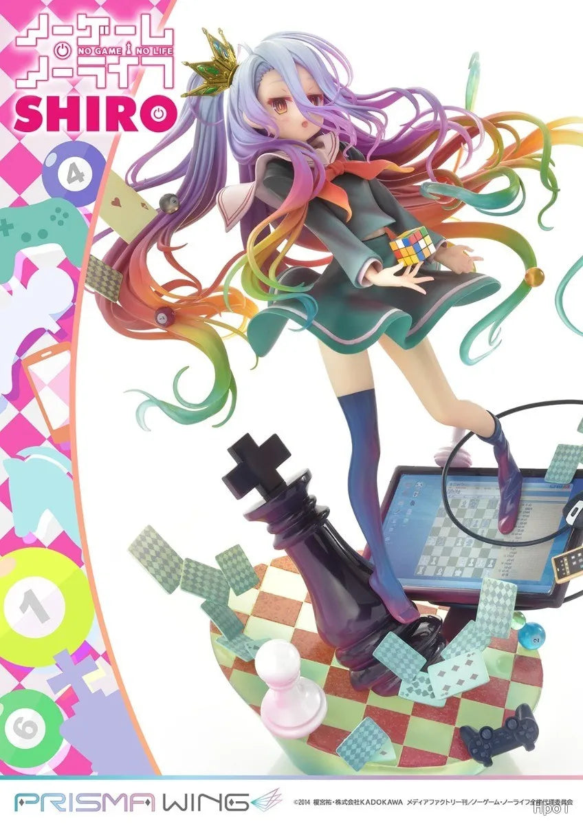 【Original】Prime 1 Studio PRISMA WING PWNGNL-01P NO GAME NO LIFE Shiro 1/7 Beautiful Model Toy